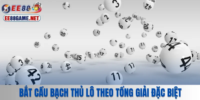 Bắt cầu bạch thủ lô theo tổng giải Đặc biệt